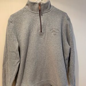 Used Tommy Bahama Quarter Zip Sweatshirt Size L